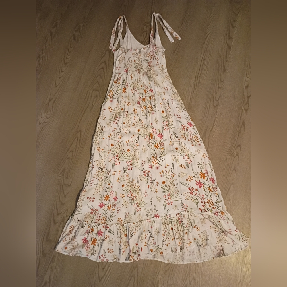 Rachel Zoe Pink and White Sundress Sleeveless V-Neck - Picture 3 of 3